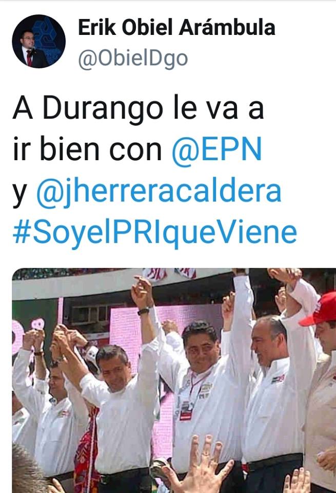 AndrsAlamo1's tweet photo. Y de sobra sabemos que JHC financió a @Morena_Durango_ y ahora están metiendo puro "ex" priísta. @elmancesar @ElCochonDgo @GrinchDgo @AranaTeje @RazaCero @cantin_flash1 @Kimberlyhuizar @Troldelimon @PaimonNaberius @zayas_poncho https://t.co/5p7MFHsNvN