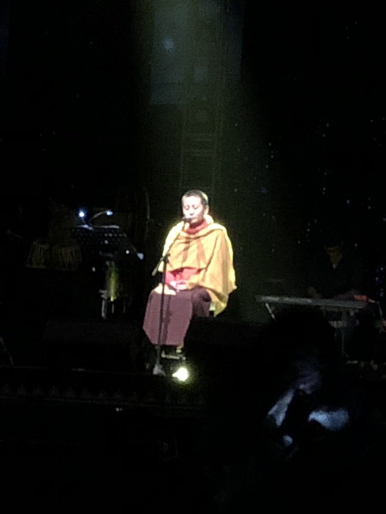AbhijitBhaduri's tweet photo. That is @AniChoyingDrol at #PaddyFields18 https://t.co/cV3zVTyfKs