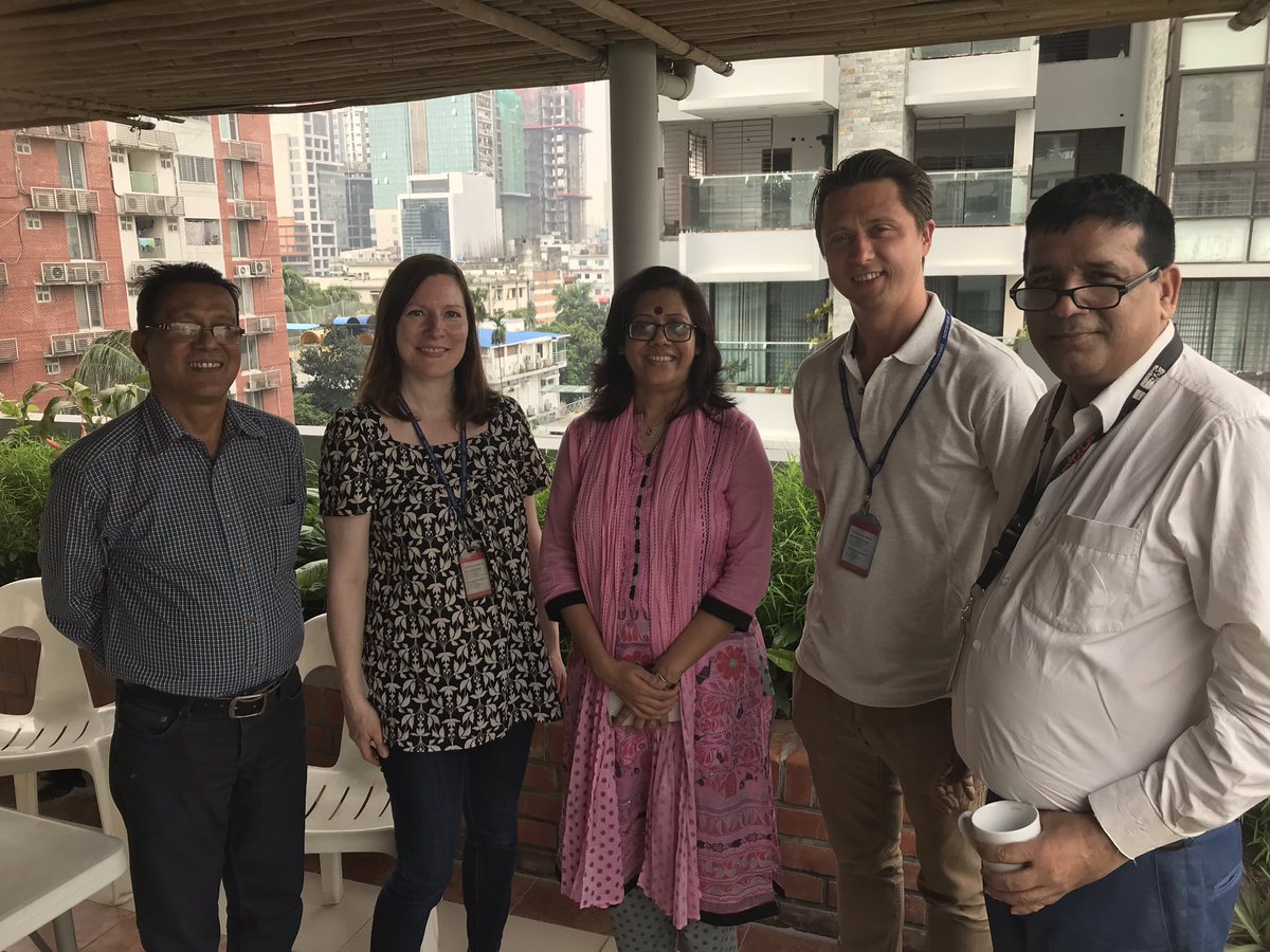 Catching up with colleagues from @ActionAidBangladesh and meeting the women and girls they work with.@ActionAidUK @EdTait