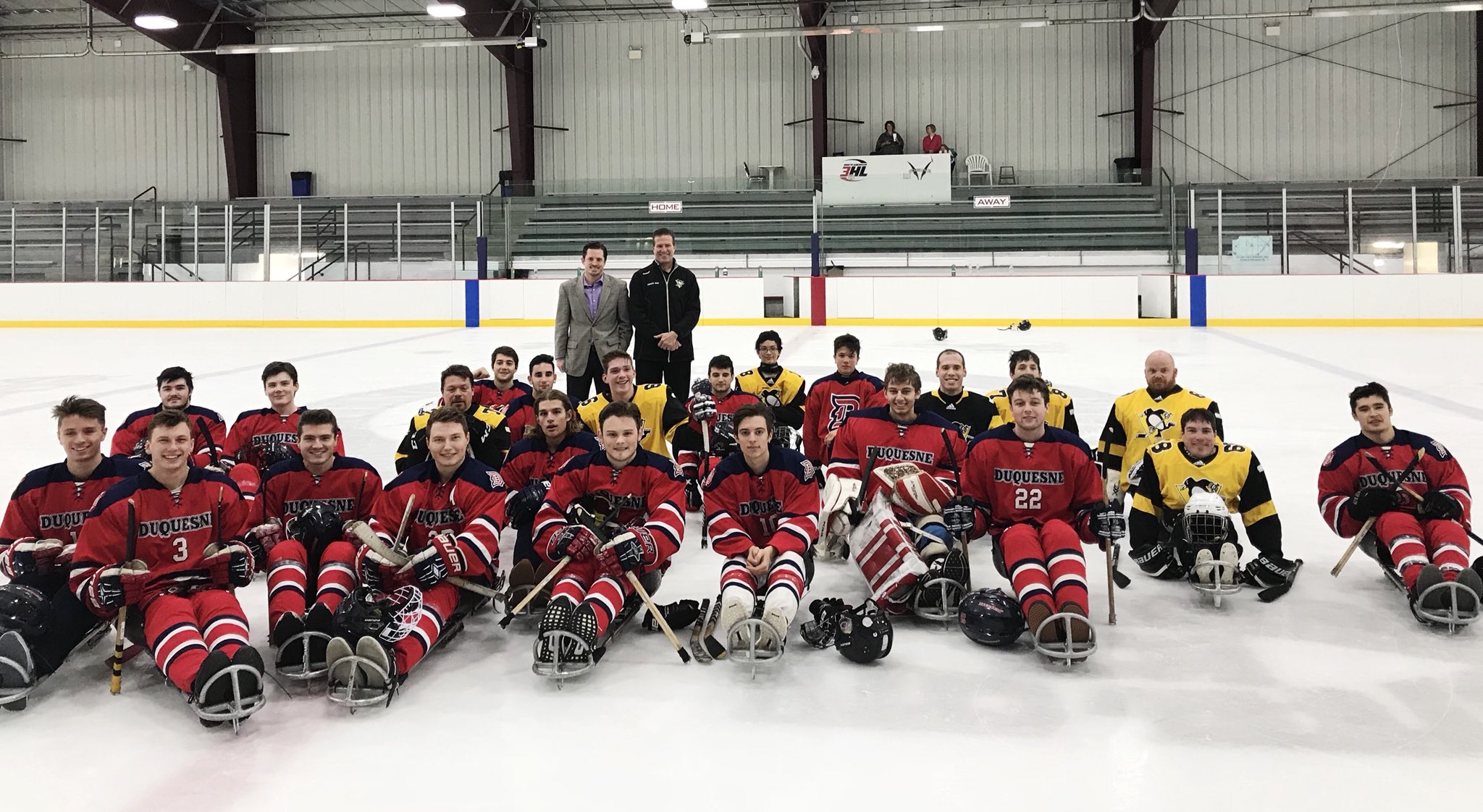 Duquesne Hockey on Twitter "Today the Dukes went out on the ice with