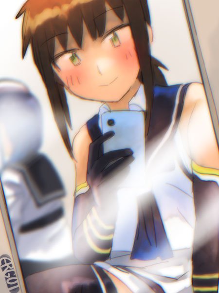 吹雪(艦隊これくしょん) 「衣装チェンジ 」|Darek Ergot Makのイラスト