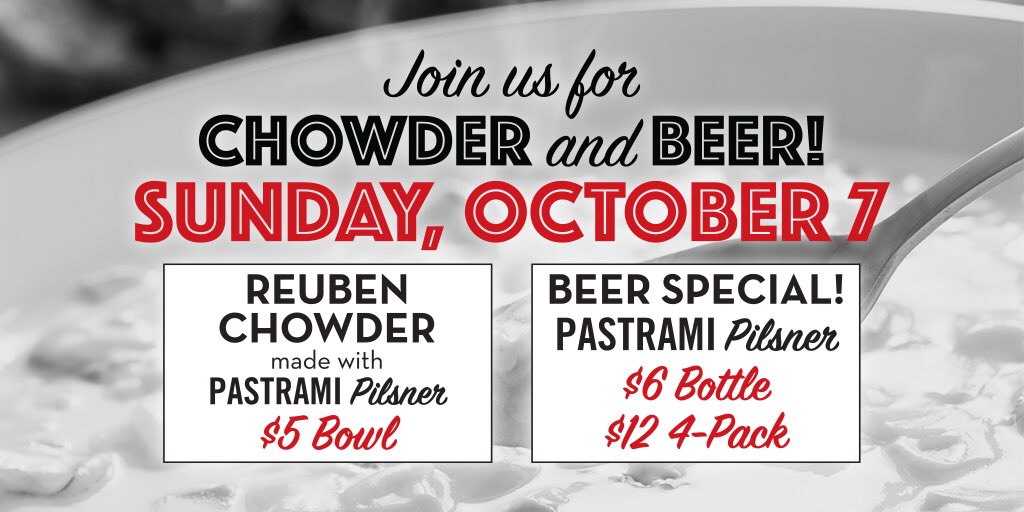 ShmaltzBrewing's tweet image. Come on down, Pastrami Pilsners are going fast, get yours at #Chowderfest in downtown Troy 

@TroyBID #craftbeer