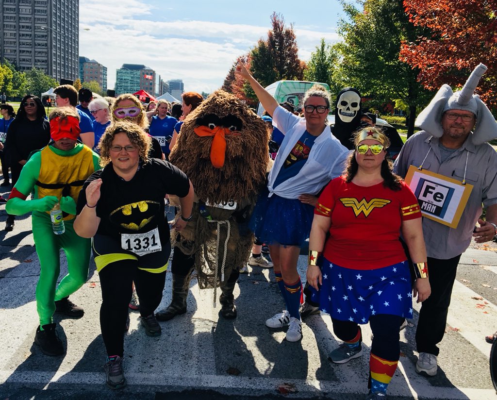 AlbertTawnia's tweet photo. The @HealthCanada @HC2_SC2 Team SuPerFreeKeH  @PSGives_SPDonne was out in force at Thursday’s #GCWCC #WellnessChallenge. It was a great opportunity to raise money and attention for #MentalHealthAwareness and #addictions. See you next year. Same bat time same bat channel. https://t.co/SquXeRR452