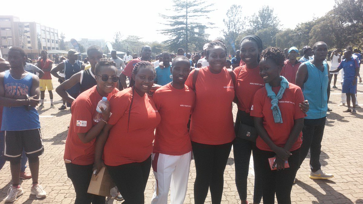 CardiacRwanda's tweet photo. For last day of  @cardiovascularawerness, T.H and RCPN together was amazing day! https://t.co/BvN2jsSZvN