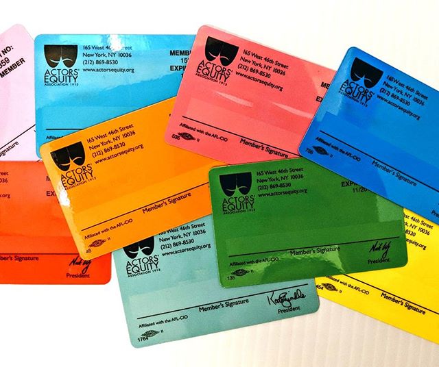 ActorsEquity's tweet photo. We all have stories about how we received our Equity Cards. Some members had the opportunity land in their lap. Others were chased by farm animals on their journey to Equity membership. How did you get your Equity Card?
#HIGMEC #EquityStrong #EquityPride https://t.co/XdDfjwvpYA