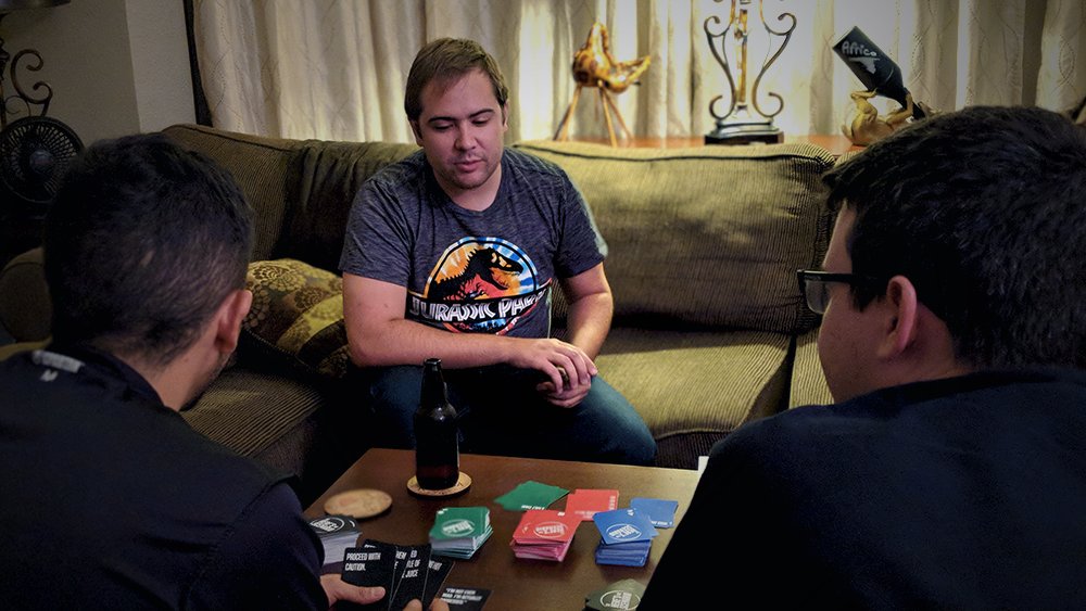 SHTSgame's tweet photo. Here's another round of testing! It went so well, we planned our Kickstarter video! It's gonna be awesome.
Wanna join a test session? We'd love more players!
#shtsgame #testing #kickstarter #crowdfunding #marketing #fun #funtimes #entrepreneur #gamenight #gametime #cardgames https://t.co/rxhqZe3QVQ