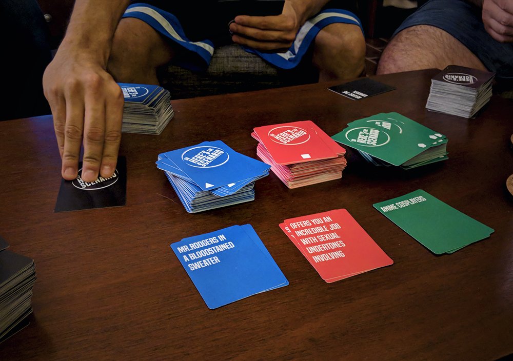 SHTSgame's tweet photo. Here's another round of testing! It went so well, we planned our Kickstarter video! It's gonna be awesome.
Wanna join a test session? We'd love more players!
#shtsgame #testing #kickstarter #crowdfunding #marketing #fun #funtimes #entrepreneur #gamenight #gametime #cardgames https://t.co/rxhqZe3QVQ