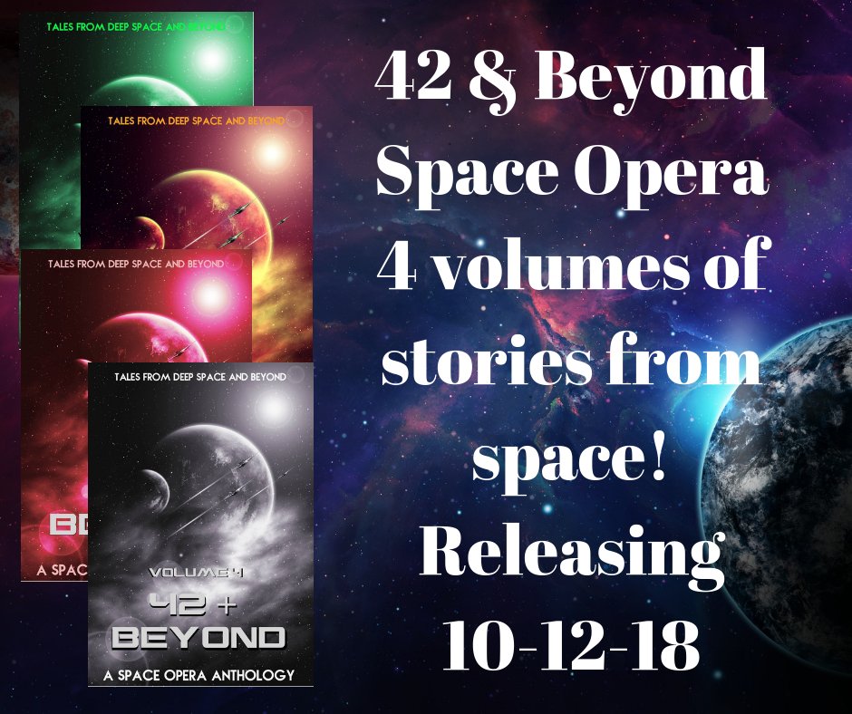 angelakayauthor's tweet photo. Tales from deep space and beyond! Get ready for this epic space opera! #42andbeyond #HydraProductions #Author #scifi #MysteryStories https://t.co/2H8WayXk3S