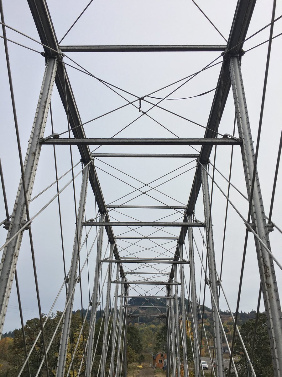 Stephrothman_tv's tweet photo. The #HaydenBridge is historic in its design and for the city of Springfield. It recently got new flooring but is looking for $40,000 in donations for railing. Tune in tonight #LiveOnKVAL to hear the vision for the bridge and the surrounding area. https://t.co/SsaOVJk3Ep