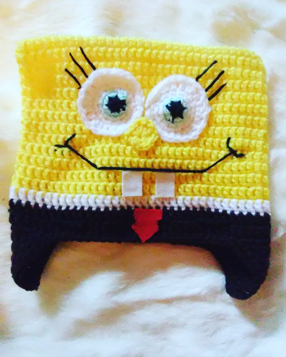 TexasRoseCroche's tweet photo. Spongebob Squarepants hat/beanie

#SpongebobSquarepants #hat #beanie #winter #girls #boys #unisex #crochet #handmade #crocheter #yarnlover #characterhat https://t.co/PvoVAs8jYI