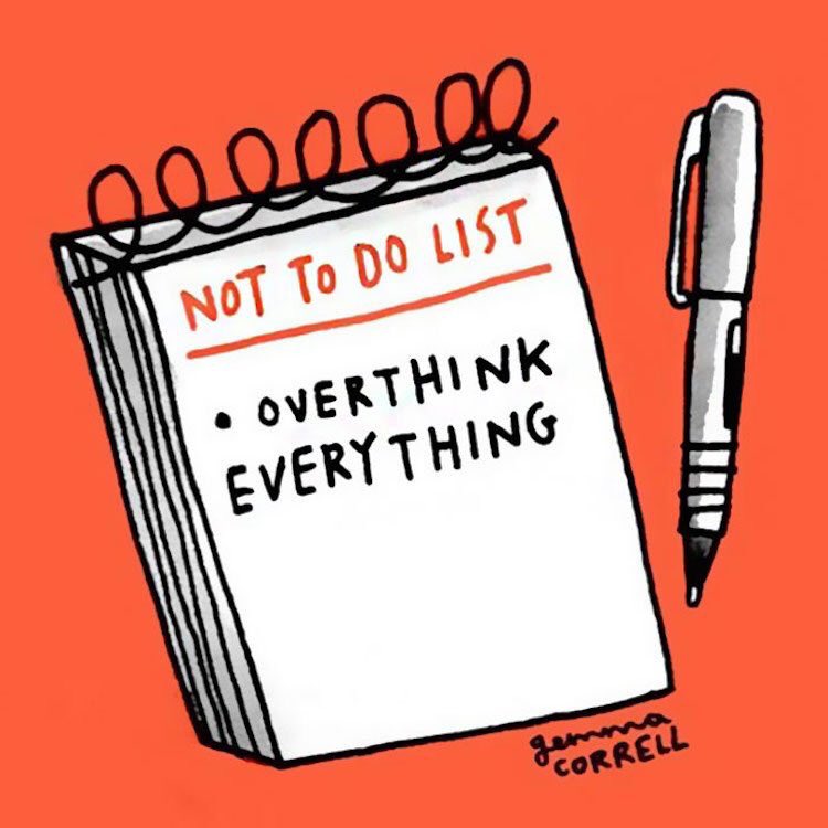 ScrtDrugAddict's tweet photo. Not To Do List. #OverthinkEverything https://t.co/HebNxZKM9s