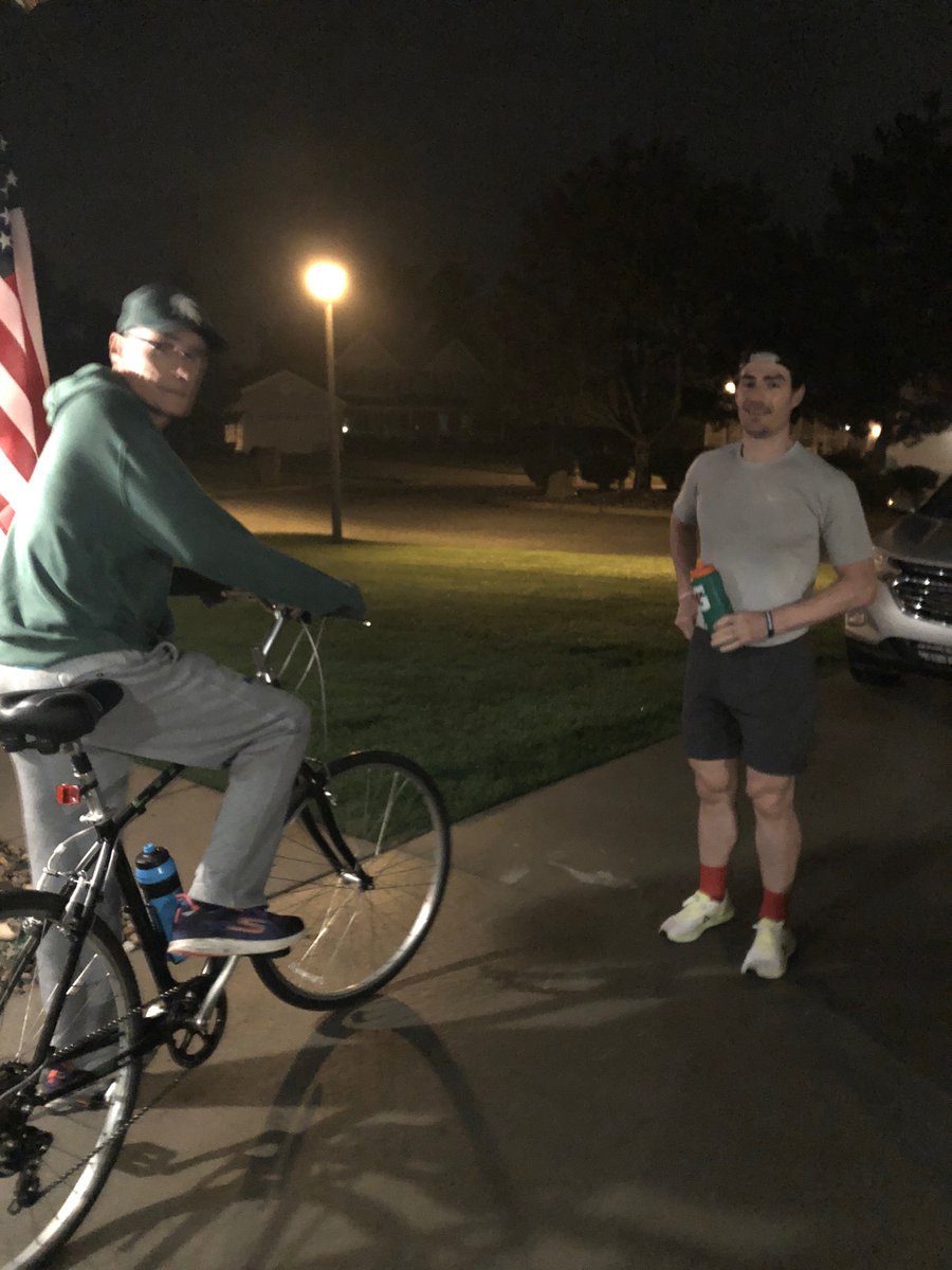 5:00 a.m. on a Saturday morning...the last long training run before the NYC marathon.  18 more miles...closer to NYC.  Run strong, Adam.  <a href="/nycmarathon/">TCS New York City Marathon</a>