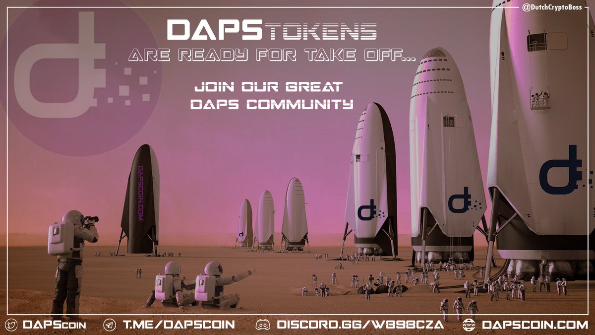 _cryptotrading_'s tweet photo. RT @dutchcryptoboss: Fly with #DAPScoin not to the #moon but to #Mars 😉
#BuyNow your #DAPStokens!
We are lift off...
🚀
Go for more information to https://t.co/guV7l0bW7X
#DAPSiscoming #DAPSfam #ERC20 #DAPStoken #listing #HODL #privacy $DAPS #Excha… https://t.co/WQyrNA5ung
