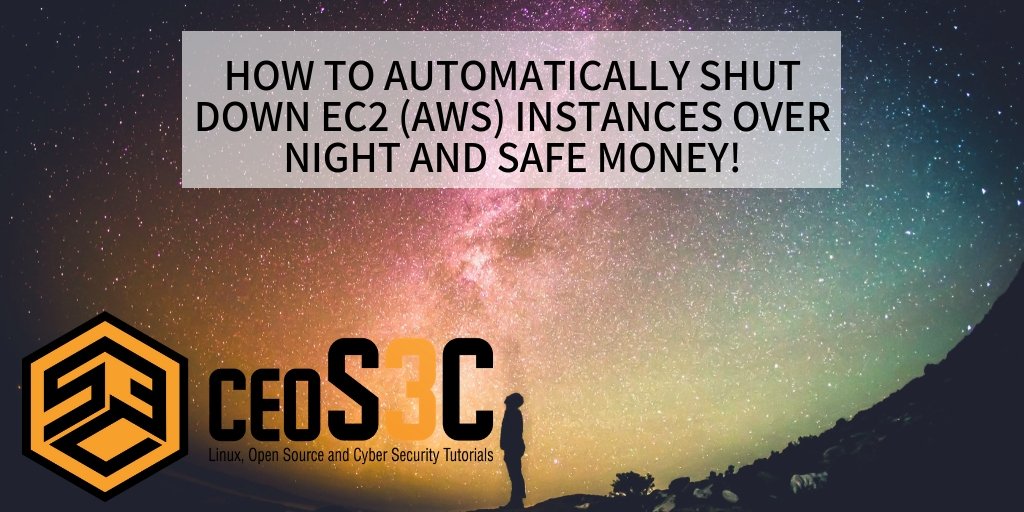 StefanRows's tweet photo. How to automatically shut down EC2 (AWS) instances overnight and save money. Learn more details at - https://t.co/2mRUwNeAYX
#EC2 #linuxlover #opensourcesoftware #linux #linuxfan #linuxmint #linuxadmin #linuxhosting #linuxindonesia #linuxday #linuxgames #linuxkeough #linux4ever https://t.co/jKxQhsc1UC