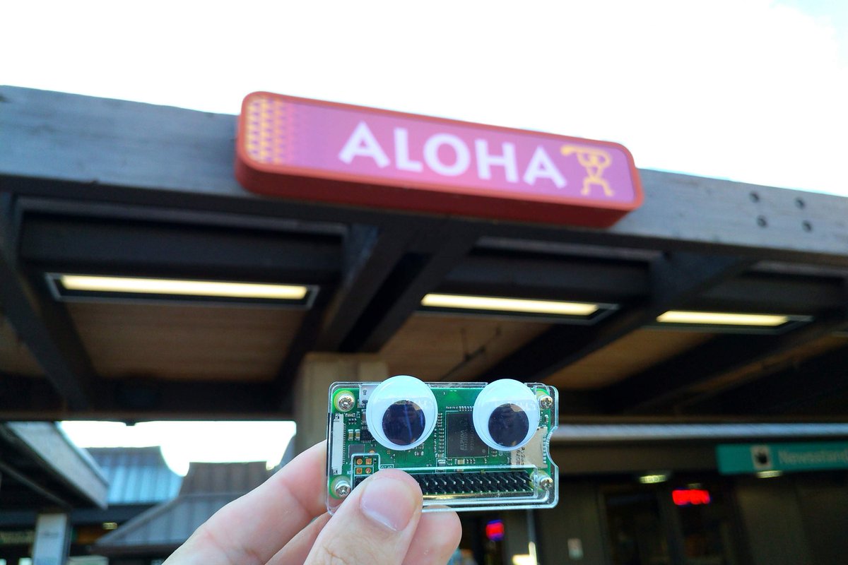 schusterfredl's tweet photo. #Aloha from #Hawaii - #PiAroundTheWorld @Raspjamming https://t.co/yYgQi8RGcu