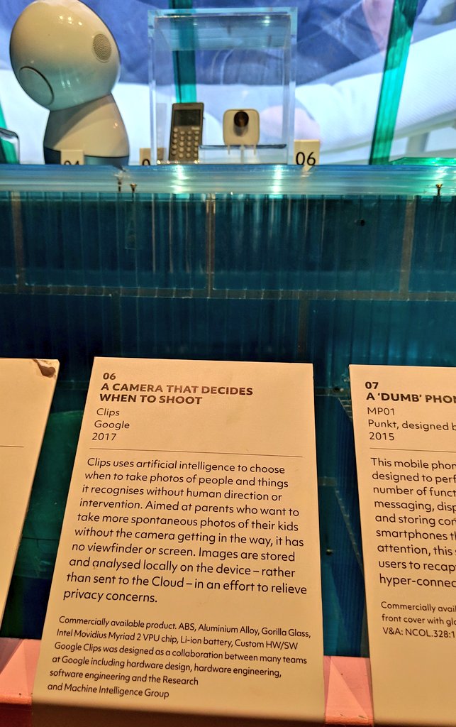 justonpayne's tweet photo. Feeling all warm/fuzzy seeing #GoogleClips in the Victoria &amp; Albert Museum in London. https://t.co/Ey10DmmuYC