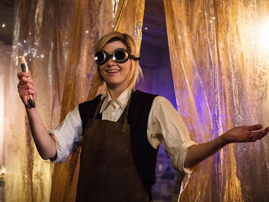 A sonic screwdriver made of #Sheffield steel, welded together by a Yorkshire-born time Lord: what's not to like? Three weeks after landing in Sheffield for the premiere of the new #DrWho, Jodie Whitaker is exploring galaxies even more bizarre than Attercliffe on a Friday night.