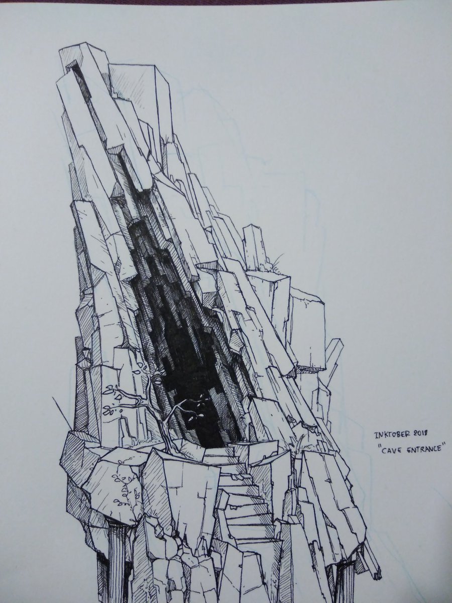 Cave Entrance Drawing - Use filters to find rigged. - Insanity-Follows