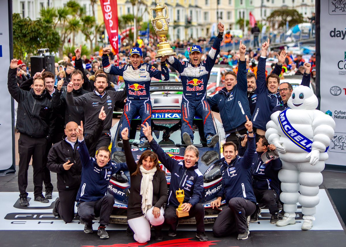 Sporturo's tweet photo. Congratulations to five time @OfficialWRC @dayinsure @WalesRallyGB winner @SebOgier and @MSportLtd #wrc #rally #rallying #worldchampionship #walesrgb #rallygb #wales #dayinsure #northwales #walesrallygb https://t.co/GUoY1R9sxk