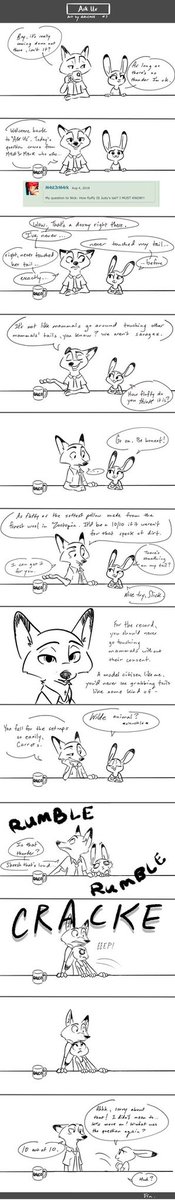 NickWildeRP's tweet photo. Yup, that yuuuuge storm is getting worse. 10 out of 10. 
🐰🐾🦊 #Zootopia comic by Qalcove https://t.co/5y8Jgesugp #NickWilde #JudyHopps #Rumble #Runble #CRACKE! #BOOM! #BOOM! #BOOM! #BOOM! ⛈⚡️ #ItsReallyComingDown #WatchYourTail #TheStormIsHere https://t.co/lYRtO1ecwM