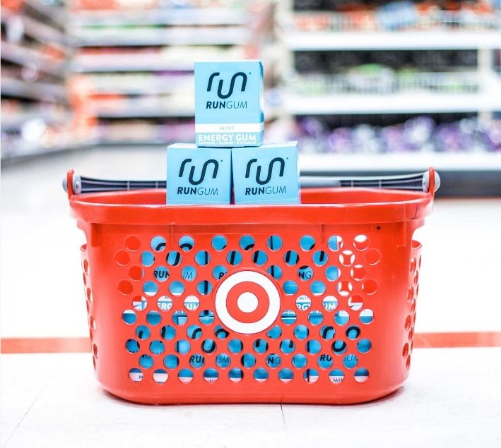 PT_JDV's tweet photo. Get your #rungum at Target now! Available nationwide in the sporting good isle! #rungumxtarget #runtheday https://t.co/paduO3NuAE