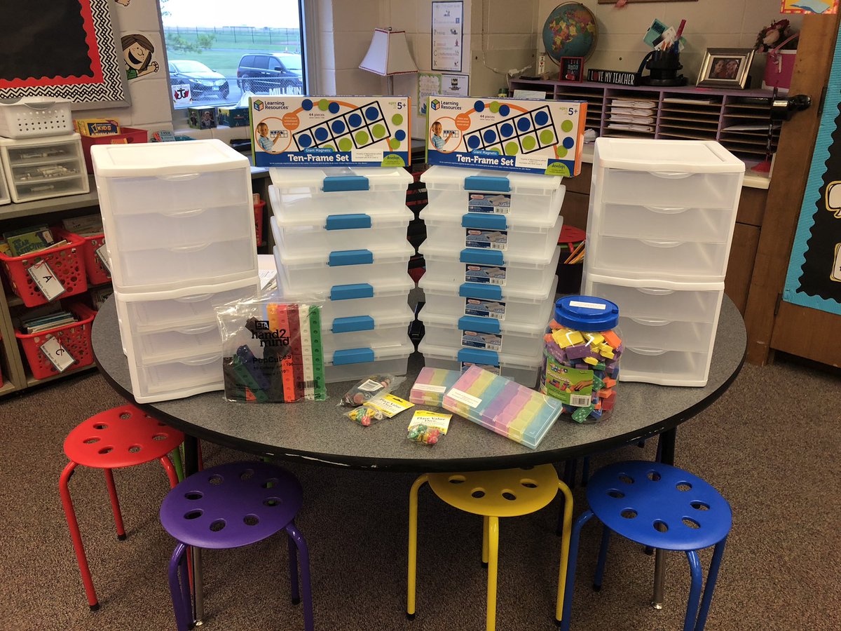 msWlms's tweet photo. A huge THANK YOU to the WLEF @WLSupt for the grant towards math manipulatives for my 2nds. We can’t wait to dive in and use these during math block and RTI! https://t.co/aBBqiIL9Wo