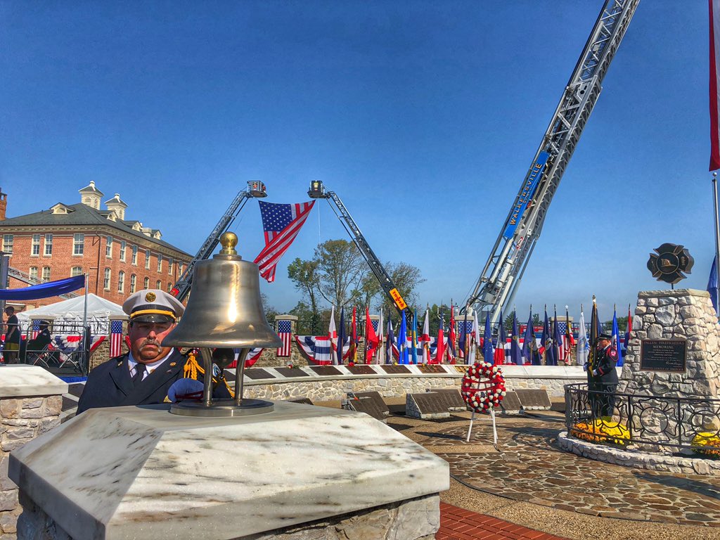 BPSuthard's tweet photo. Great weekend in Maryland, honoring 103 fallen heroes & loving on their families. Truly an amazing opportunity to work as a PIO for this event. I learned a lot & met some really good, talented people. #NeverForget #FireHero2018 https://t.co/2bSyBiRQ1t