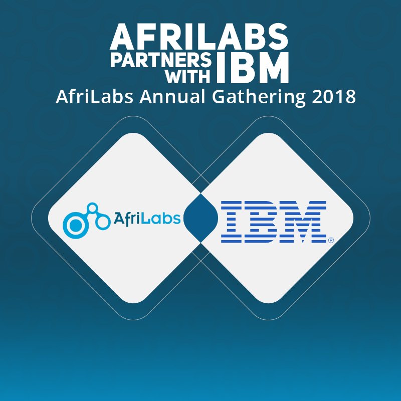 <a href="/AfriLabs/">AfriLabs</a> is pleased to announce tech giant <a href="/IBM/">IBM</a> as a 'Key Partner' of the #AG18 X #SS18. AfriLabs in  collaboration with IBM will expand IBM's Digital - Nation Africa (D - NA) programme. #Hubs #Technology #Innovation #Africa #Disruption