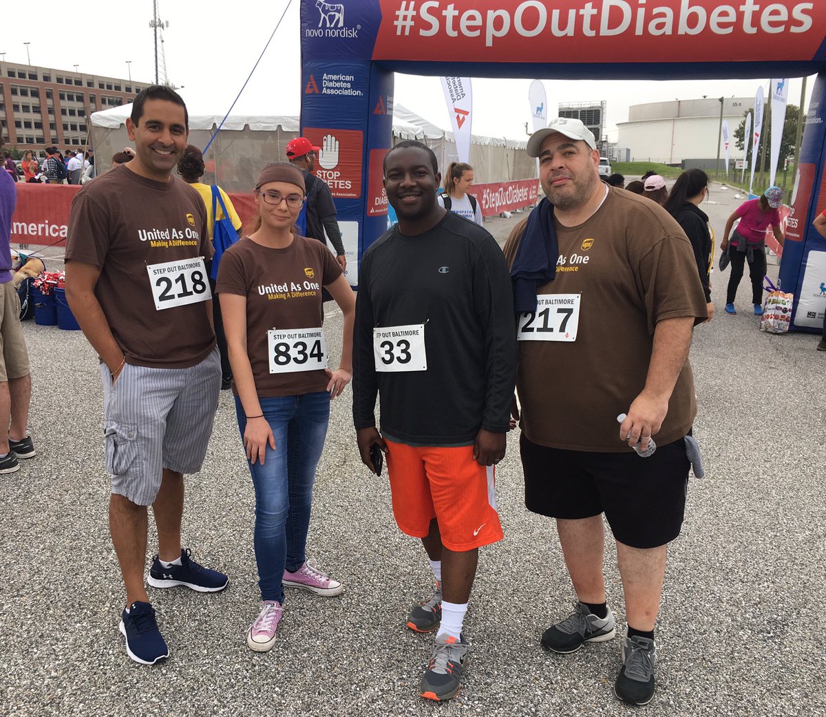 CarlosM_myUPS's tweet photo. Plant Engineering group ready to Walk to Stop Diabetes. #StepOutDiabetes #2018StepOutBaltimore @ChesapeakUPSers @UPS @EastUPSers @UPSchsLatinoBRG https://t.co/IiQfWzZM9F