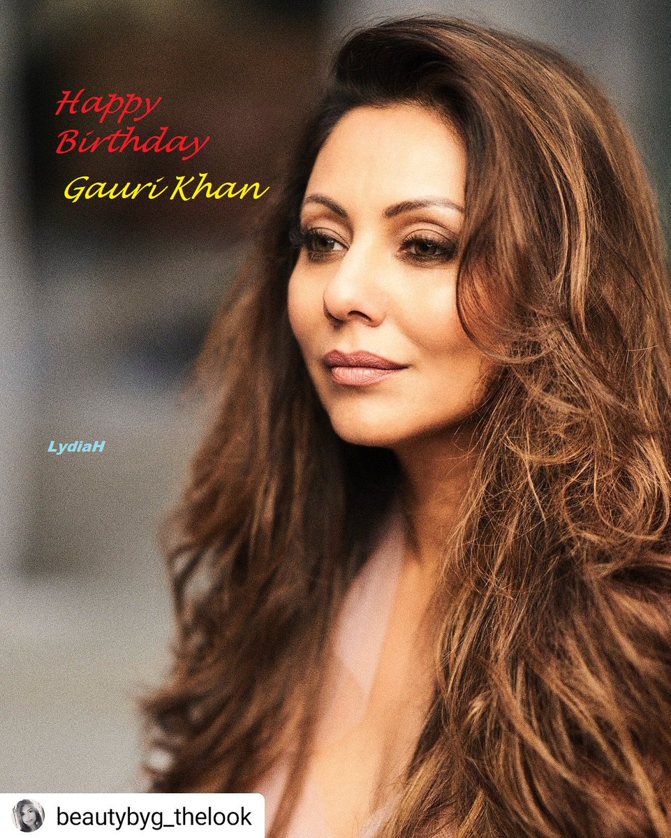 HAPPY BIRTHDAY <a href="/gaurikhan/">Gauri Khan</a> I wish you  all the best in your life. God bless you and your Familie. 💐🎂🎁

#HappyBirthdayGauriKhan
#GauriKhan

<a href="/iamsrk/">Shah Rukh Khan</a>