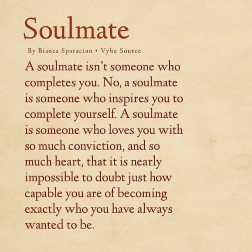HeidiSomers's tweet photo. SO MUCH YESSSSS! 🙏🏽
Your soul mate should not complete you. YOU should complete YOU. A soul mate is someone who inspires you to be your best self.❤️ https://t.co/ycPGLZfePz