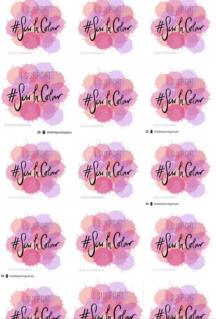 lil_pomegranate's tweet photo. There’s been hundreds and hundreds of responses to this blog post over on Instagram! 🙌🏻🙌🏼🙌🏽🙌🏾🙌🏿 #SewInColour https://t.co/aVYsVvYIFy