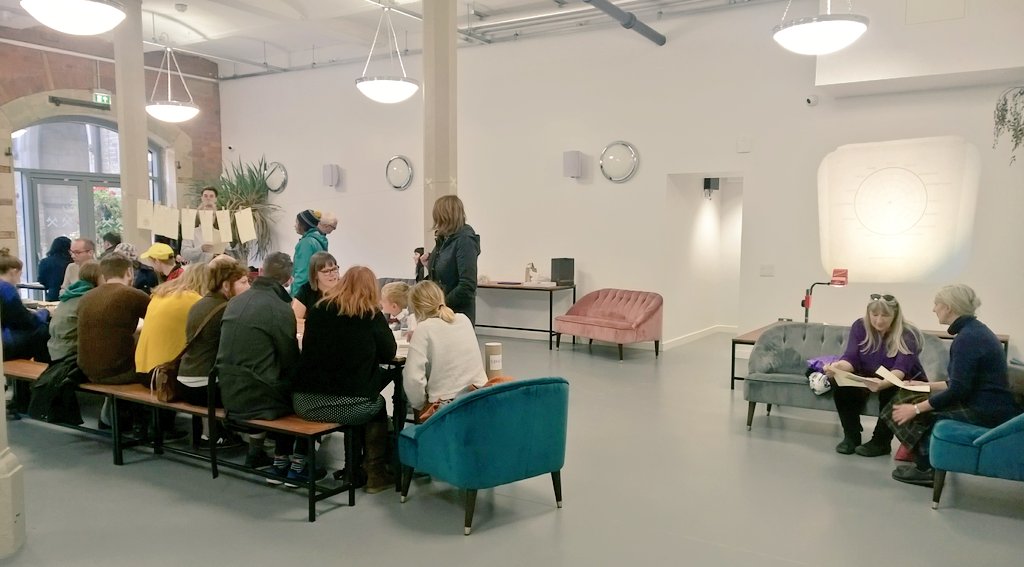 NavigatorNorth's tweet photo. Had a great time at #PJSBC with @teesvalleyarts and @paulstewart90 and everyone who joined us for #cheese #chat and #culture Thanks @MAW_weekender for having us https://t.co/uPHWdq77nY