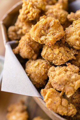 Popcorn chicken🍿🍗