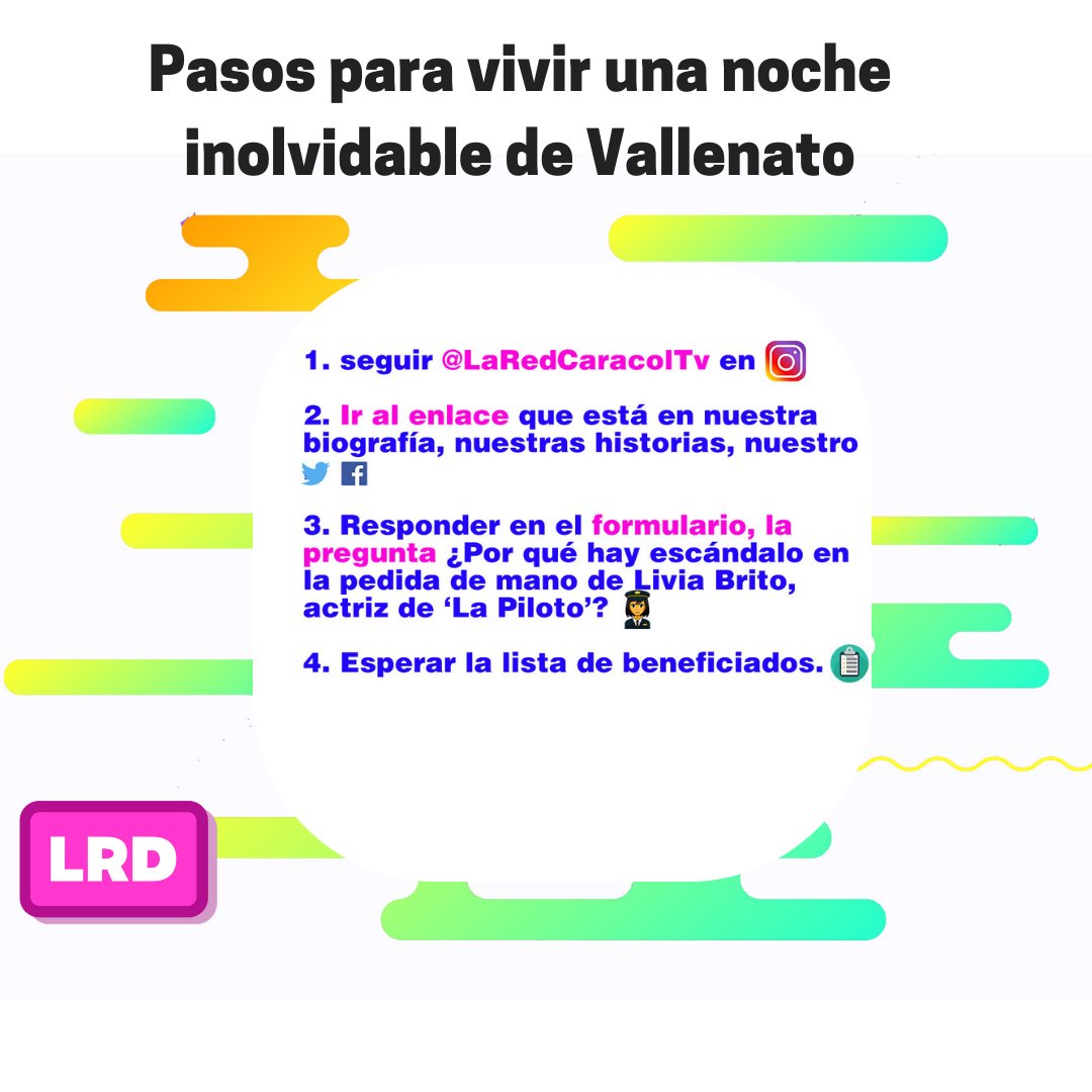 LaRedCaracol's tweet photo. Amantes del vallenato. Acá les dejamos el link del formulario: 
https://t.co/k69DQqOpKQ https://t.co/ntfsUBkQas