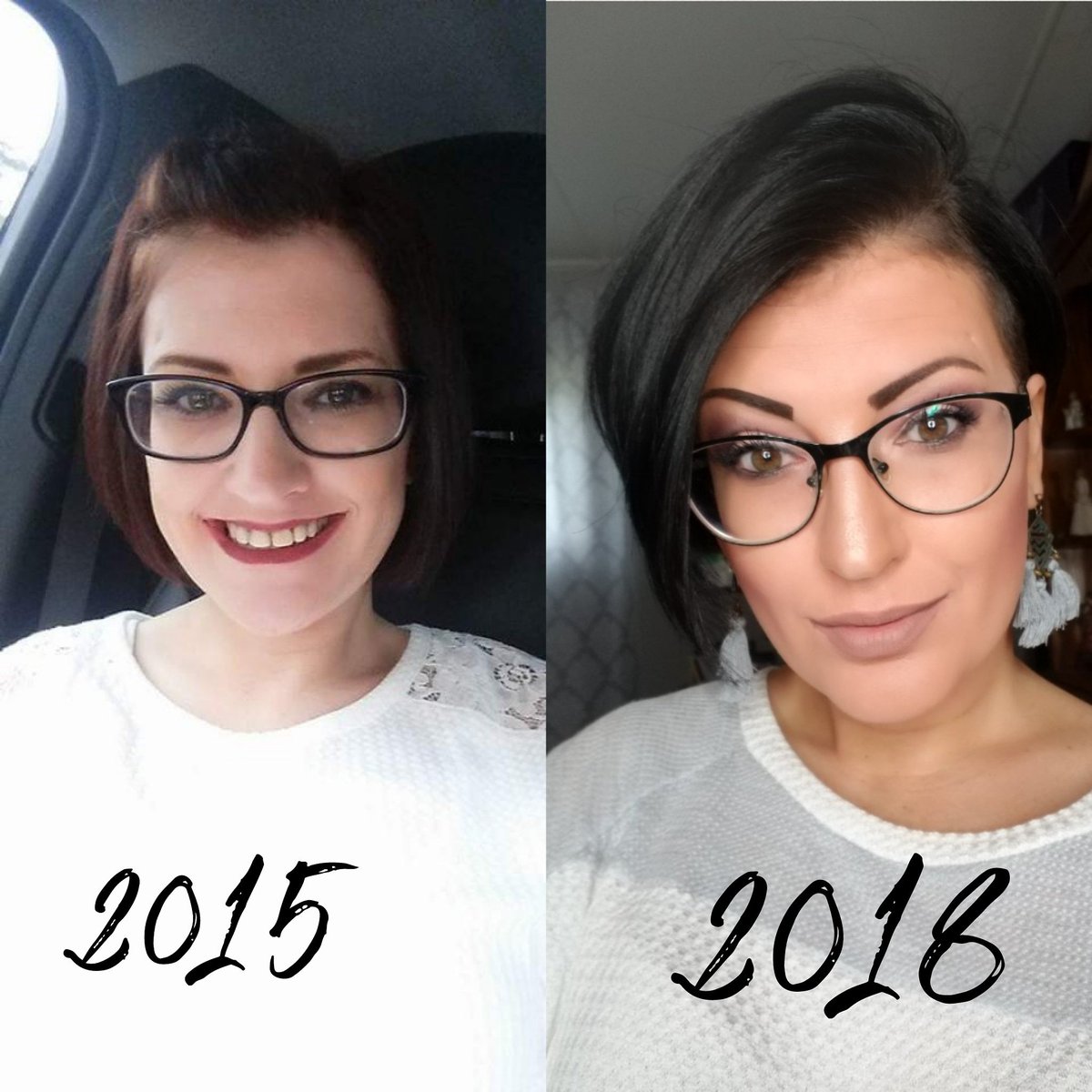 ecarter1986's tweet photo. Oh my what 3 short years can do!!!! 
Thanks god I was introduced to Younique makeup!!!! 
#wow #younique #kentuckybeauties https://t.co/C7hvjPPH5p