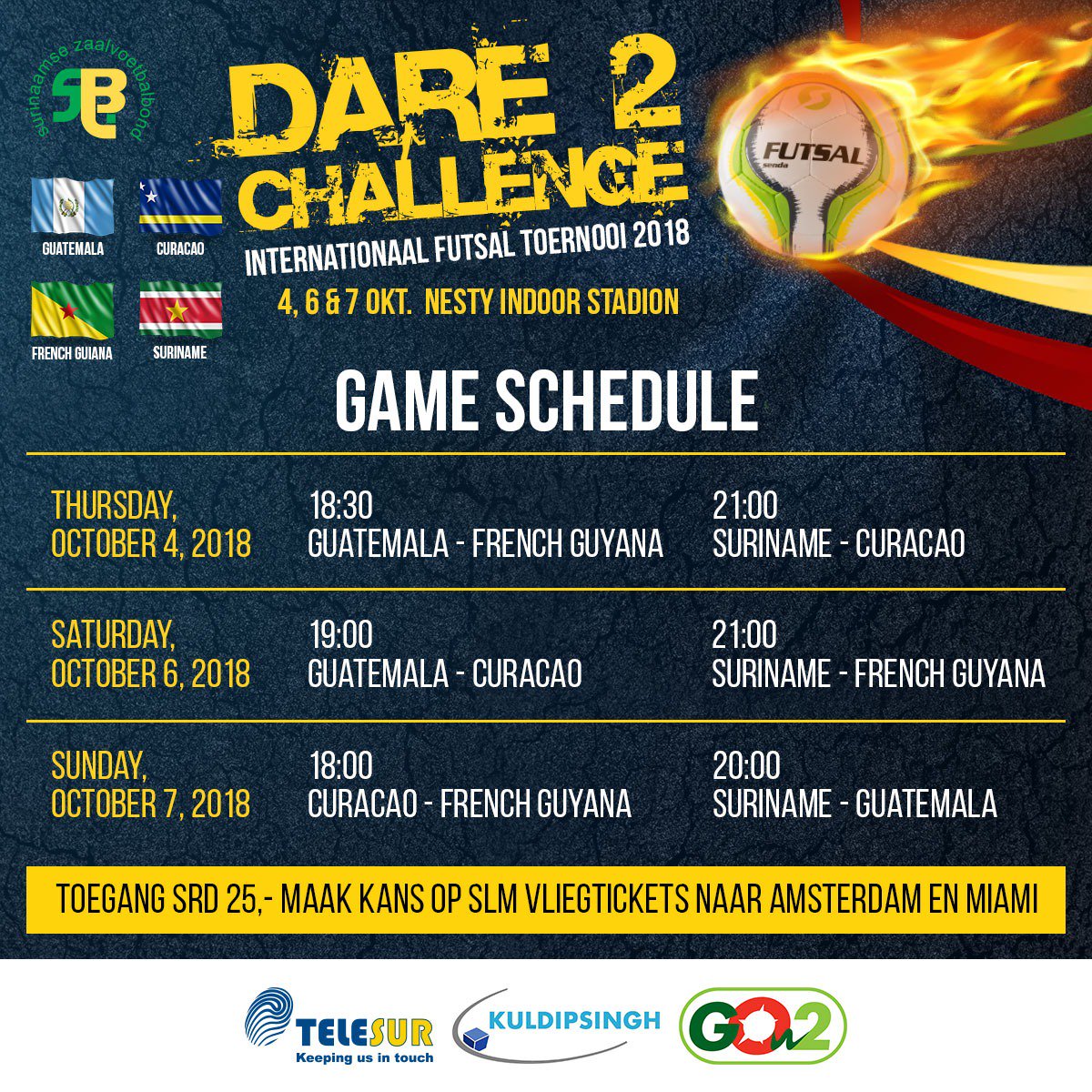 LfgFootGuyane's tweet photo. Ce soir dernier match de notre sélection de futsal contre Curacao #sift2018 #encourageznosyanafutsal https://t.co/te7r66xl0z