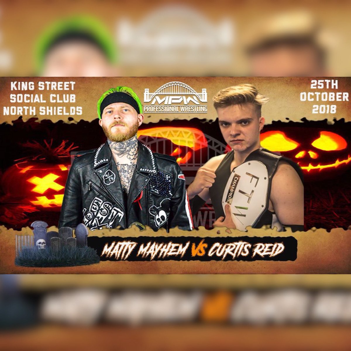 Match added to our show in North Shields on 25th October.

@RealMattyMayhem vs Curtis Reid 

facebook.com/events/2390760…