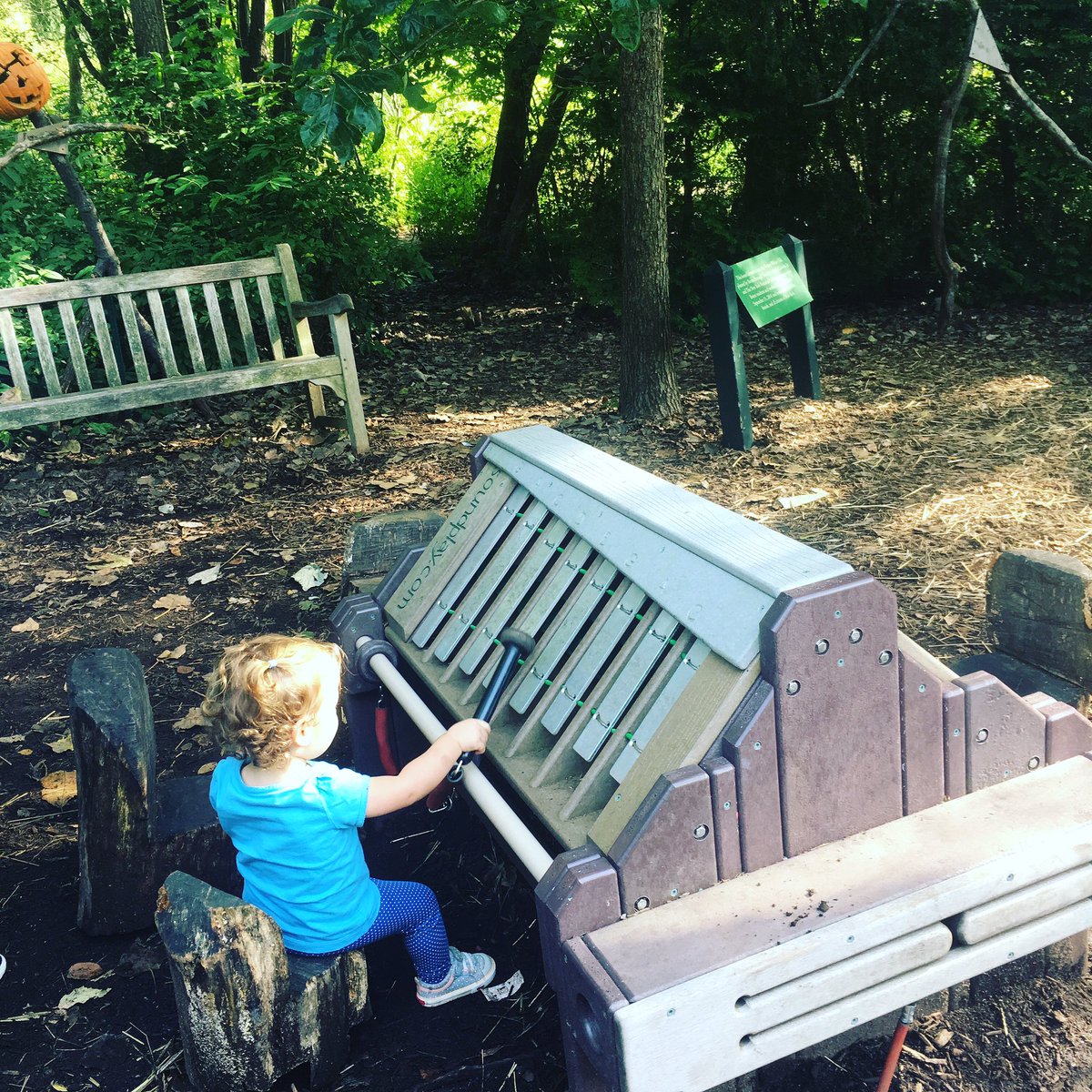 Nature + Music + Curiosity = Global Arts Joy time!  
#music #naturalbeauty #kids #curiousminds #woodinstrument #creativity