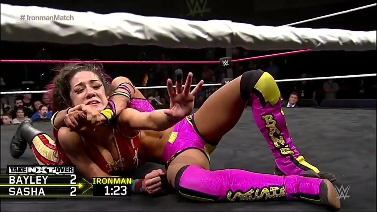 naocedes's tweet photo. Three years ago today, @itsBayleyWWE defeated @SashaBanksWWE in the first ever Women’s Ironman match to retain her NXT Women’s title at #NXTTakeOverRespect https://t.co/QtnnYAeZvG