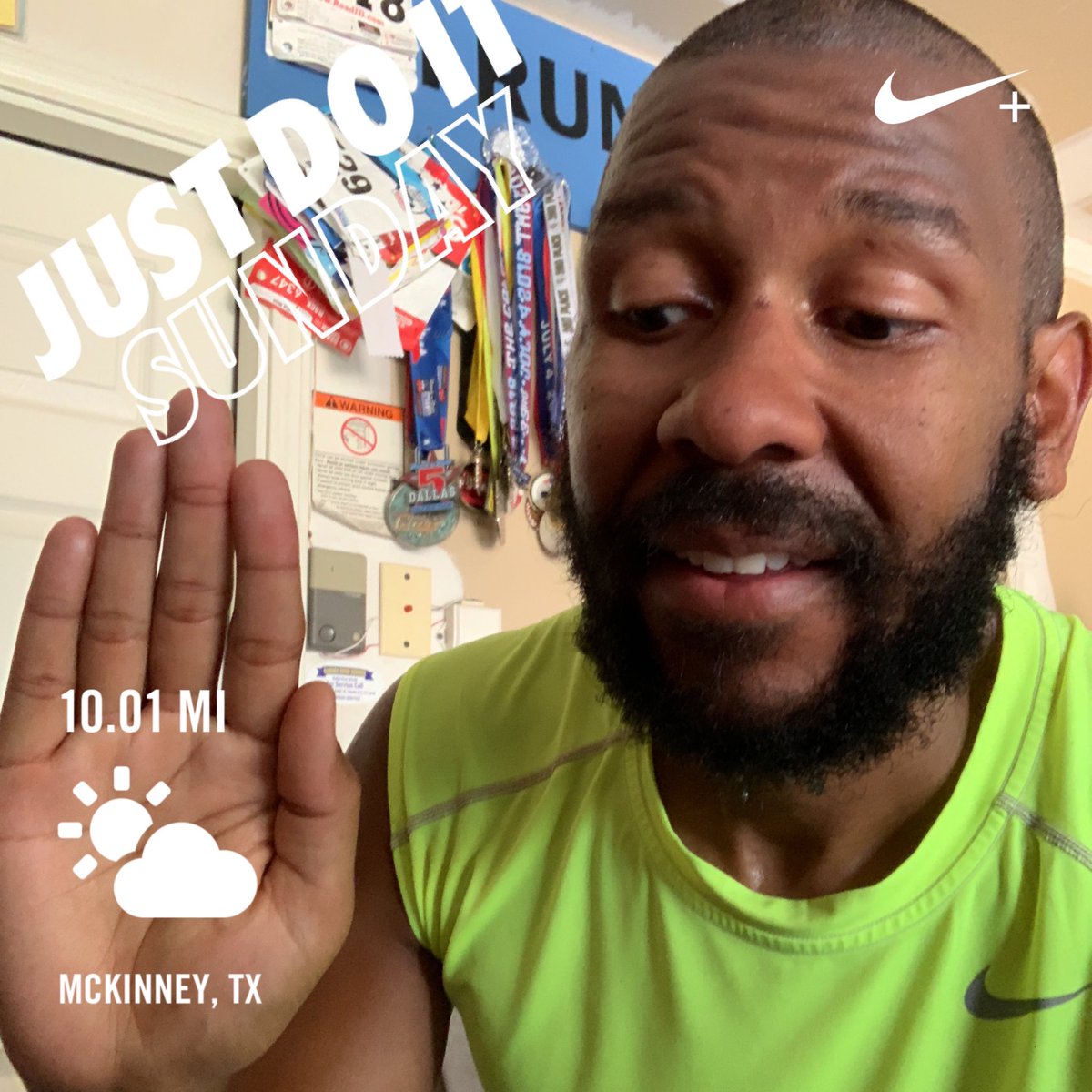 DedrickWelch's tweet photo. Another ten mile day. #SundayRunday Get out and enjoy life.
#runmckinney #runeverydamnday #runstreak #runeveryday #run2018 #justdoit #runtheyear #run2018in2018 #nrc #nikerunning #nikerunningclub #runstreaker #dfwrunners #werundallas #allineedisonemile @NikeRunning https://t.co/ne2LzglEer