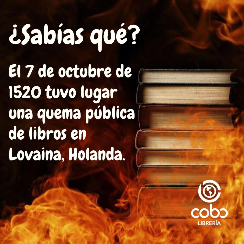 libreriacobo's tweet photo. Un lamentable capítulo de censura y fanatismo. No sería la primera en el mundo ni, desgraciadamente, la última

#LibreriaCOBO https://t.co/zbx4r0mz9f