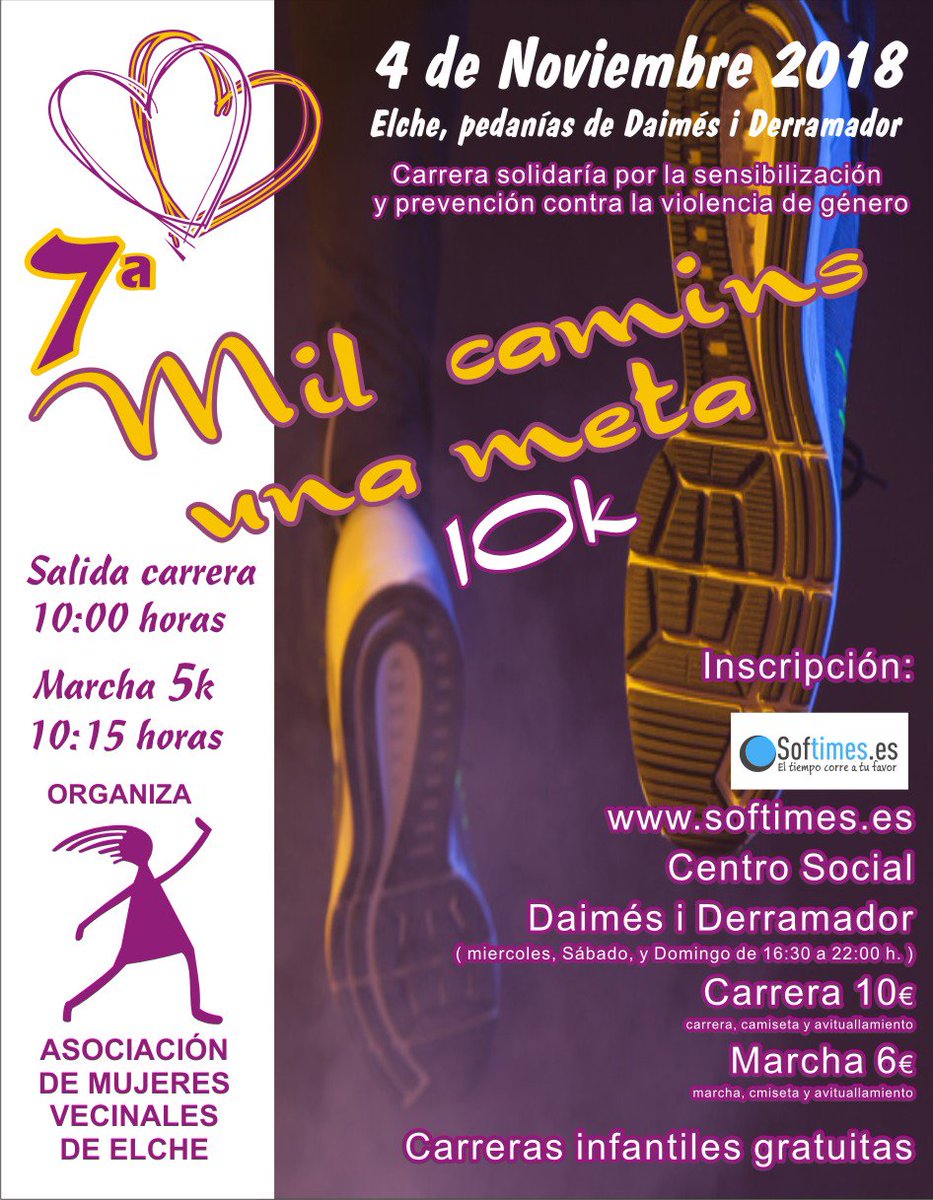 XVI Volta a peu La Romana,Antonio Lorente vencía con 38:45,segundo Sergio Lopez y tercero Juan Carlos Riquelme con 39:07 y 39:30. 
Categoría femenina Mari Carmen Iniesta ganaba con 52:59,segunda Fini Soriano con 55:31 y tercera Mayca Botella con 55:48.
Solo nos quedan 2 pruebas.