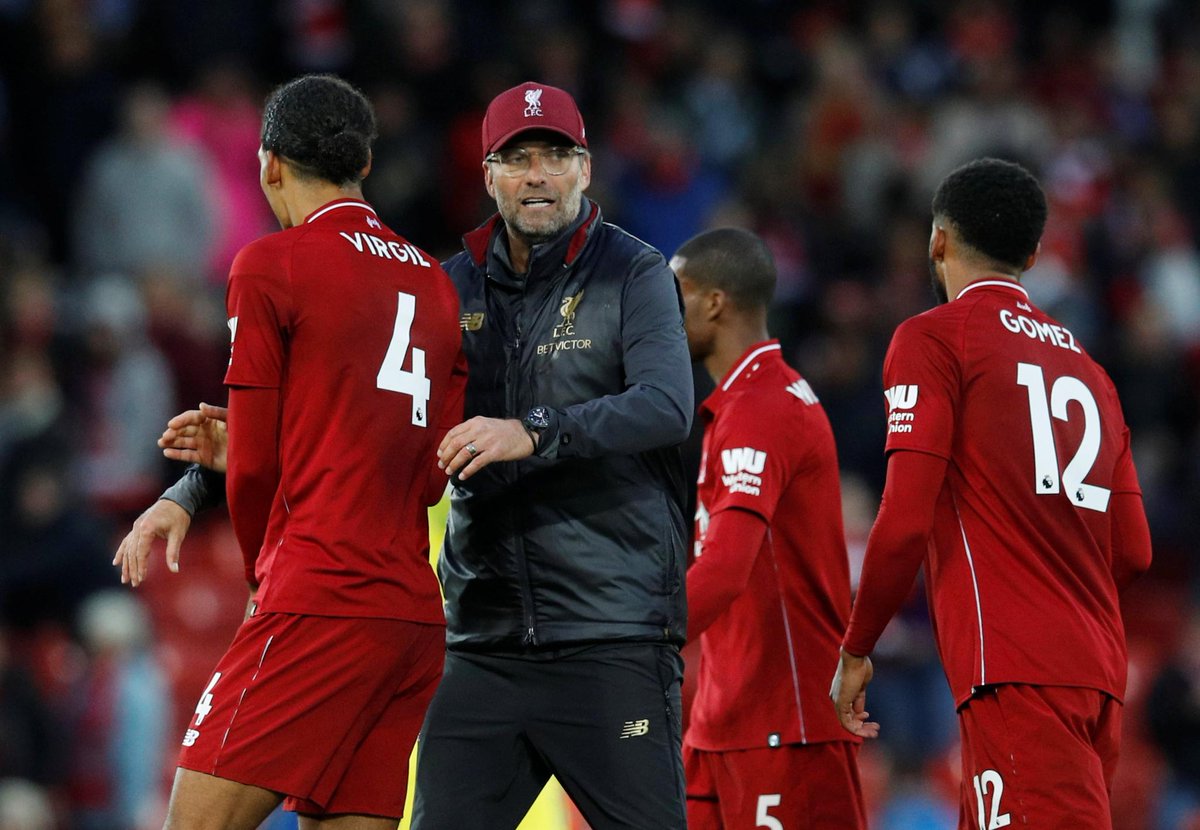 Liverpool have kept a clean sheet in each of their last nine #PL matches at Anfield; their joint-longest run in the competition

#LIVMCI