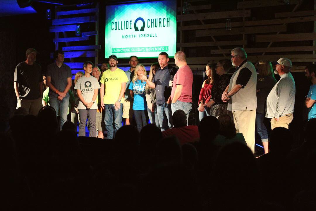 collide_church's tweet image. Today was a bittersweet and challenging day as we officially commissioned dozens of our members to launch our upcoming @collidechurchni location! 🙌🏻 #stepoutstepup #codebluecc