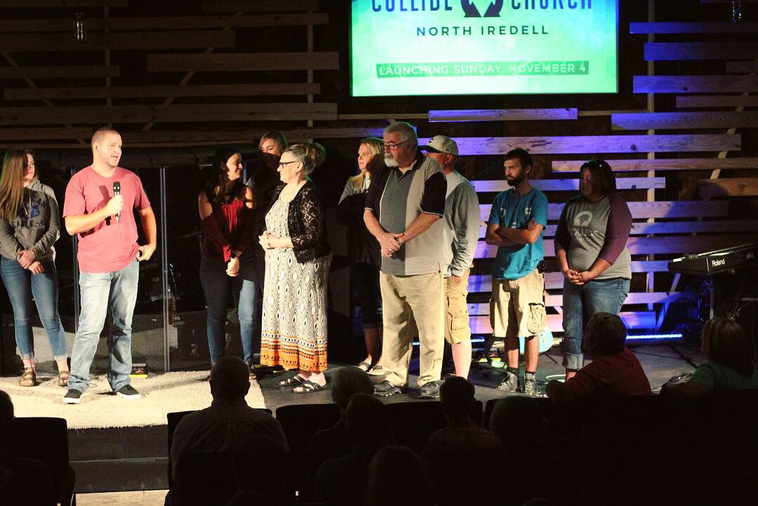 collide_church's tweet image. Today was a bittersweet and challenging day as we officially commissioned dozens of our members to launch our upcoming @collidechurchni location! 🙌🏻 #stepoutstepup #codebluecc