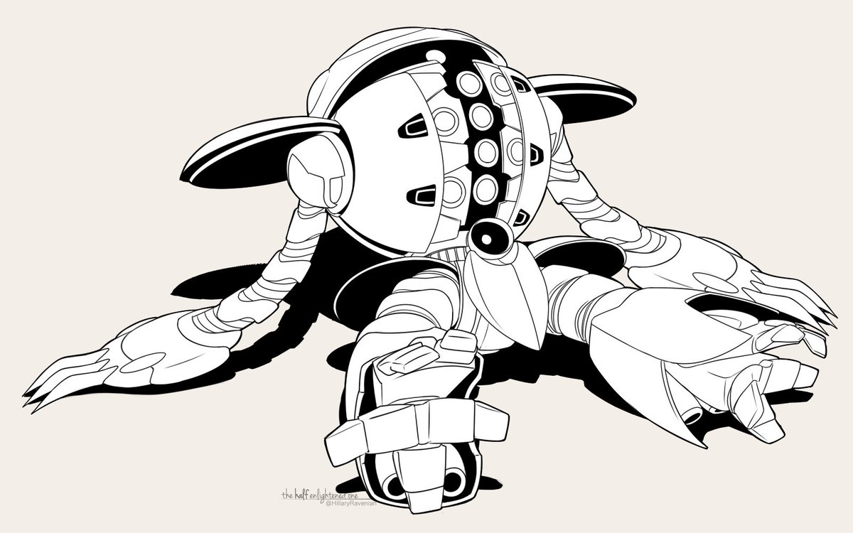 HillaryRavenian's tweet photo. Day 7... 👀 Have a really attractive #Kapool #TurnAGundam #Inktober #Inktober2018 https://t.co/LXf8g64ym2