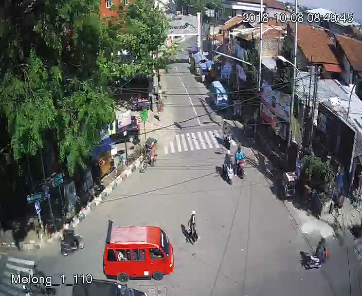 08.48 WIB Situasi Arulin Simpang Melong Terpantau Lancar