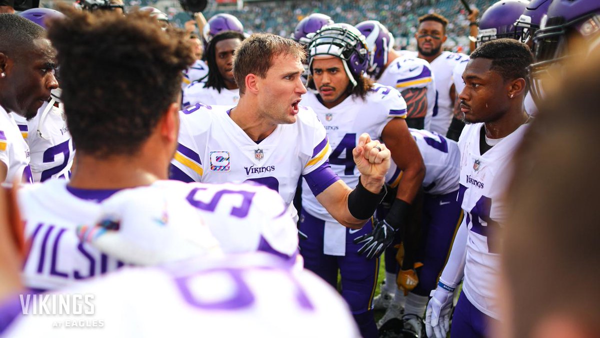 .@KirkCousins8 said finish the game.  And the #Vikings did just that.  📰: mnvkn.gs/E6Lo0o https://t.co/4OdhTb3ryz