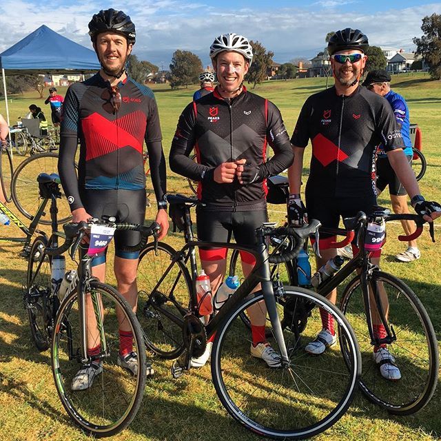 PEAKS4CF's tweet photo. A huge day on the bike. @stuartisaacs13 @chopsy83 and @brettcapron knocking off the @bicycle_network Around The Bay in a Day 300km ride yesterday.
.
Pictured here in Geelong, before all the suffering up Arthur's Seat and into Red Hill.
.
.
.
#peaks4cf #a… https://t.co/8ArgyuFoSY https://t.co/PsAGt15NFQ